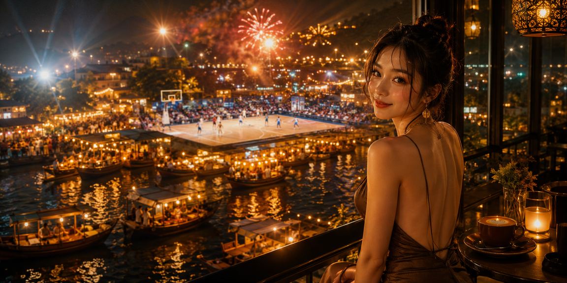 Người chơi cá cược bóng rổ cùng bạn bè tại Phú Quốc